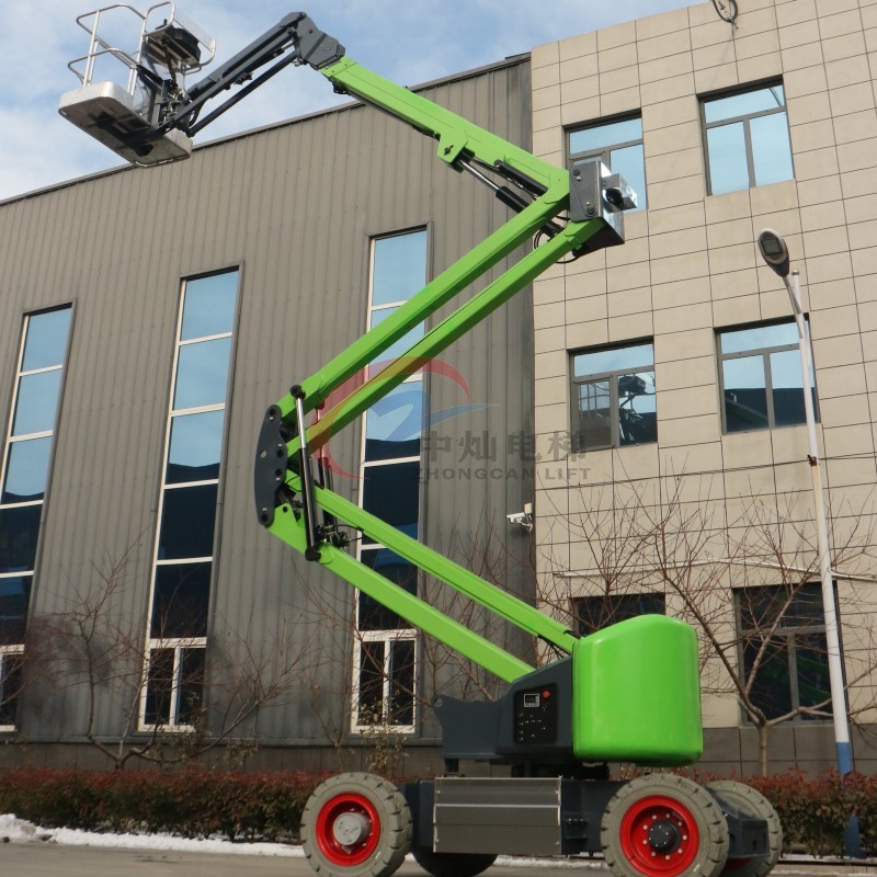 12m Electric Articulated Boom Lift Self Propelled Aerial Work Platform