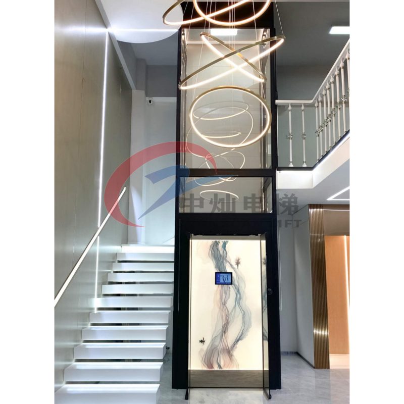 Commercial Passenger Elevator 2-6 Floors Electric Home Elevator Lift