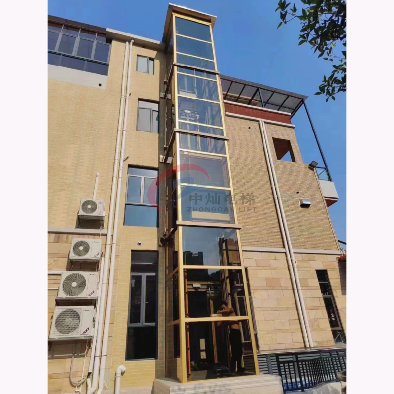 Commercial Passenger Elevator 2-6 Floors Electric Home Elevator Lift