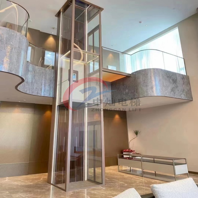 Outdoor Elevator 2-6 Floors Home Lift Residential Passenger Elevator