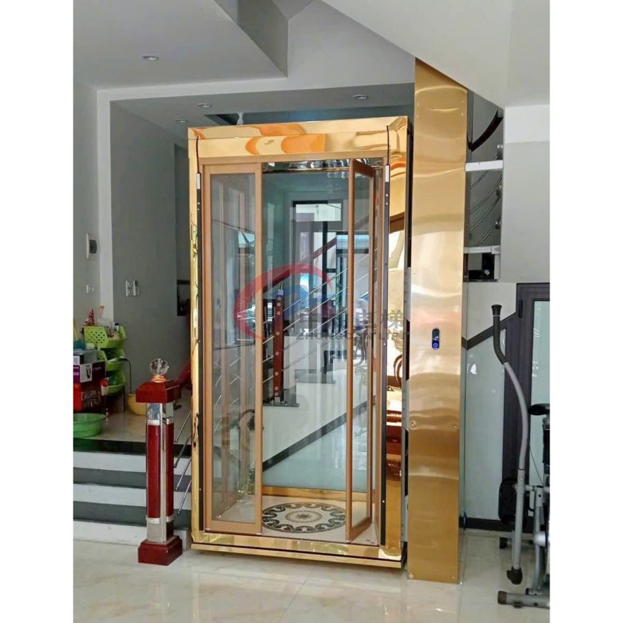 Small Home Elevator 2 Floor Mini Villa House Lift