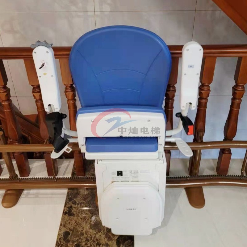 The Elderly Use Electric Stair Chair Lift for Home
