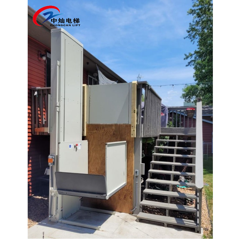 Vertical Hydraulic Wheelchair Lift Elevator Platform for the Disabled